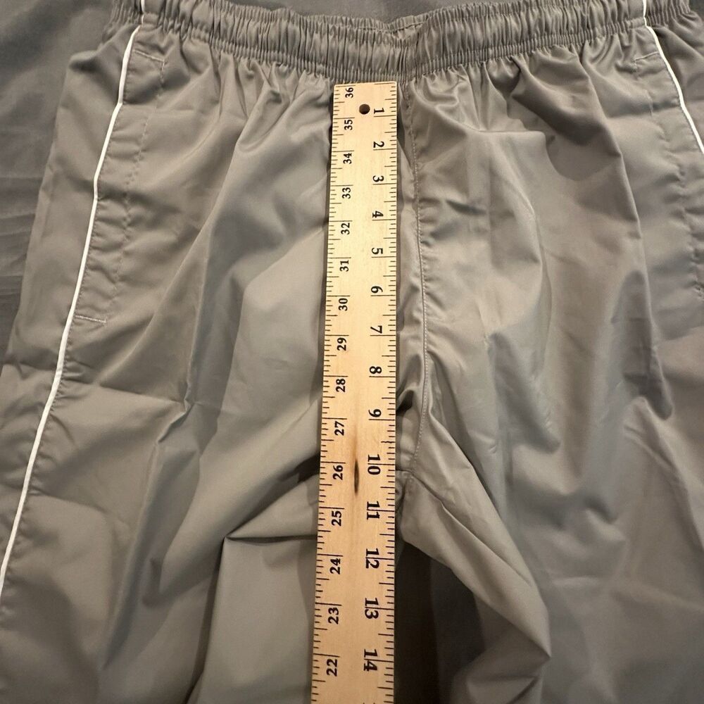 Vintage Nike Board Shorts Men’s XL Striped Silver Tag Y2K 00s Swim Trunks Gray - Picture 3 of 11